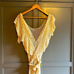 Vintage wedding or event dress knit